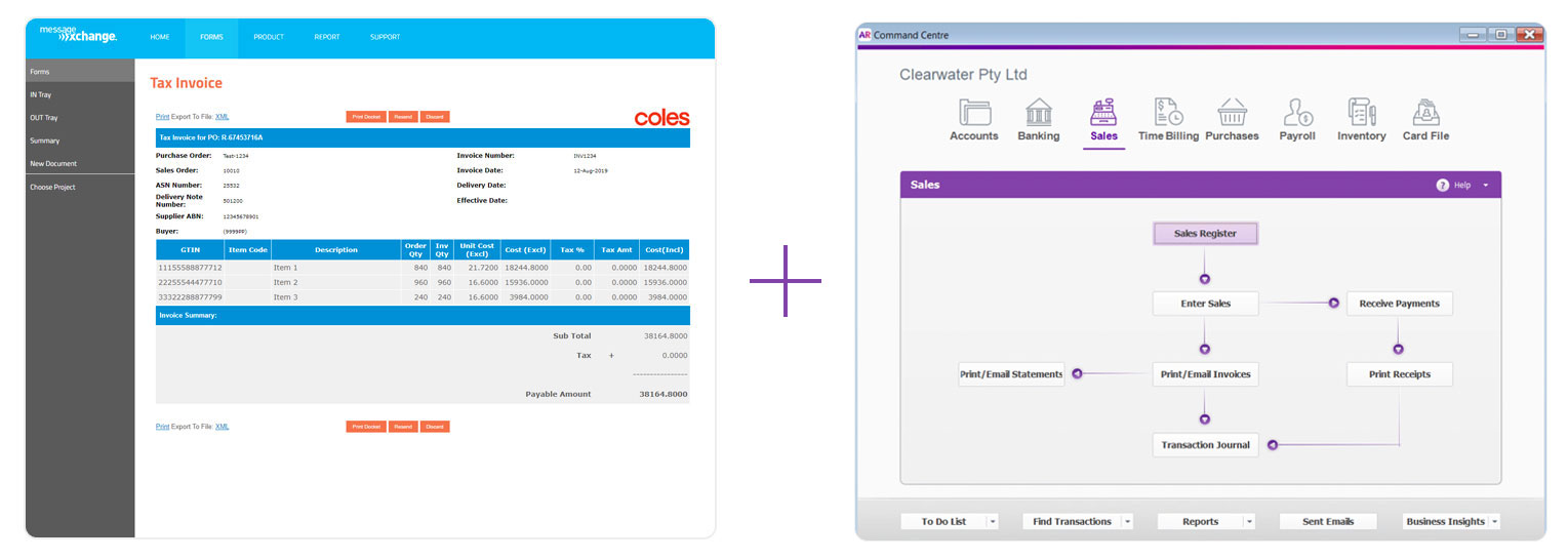 MYOB AccountRight Live EDI